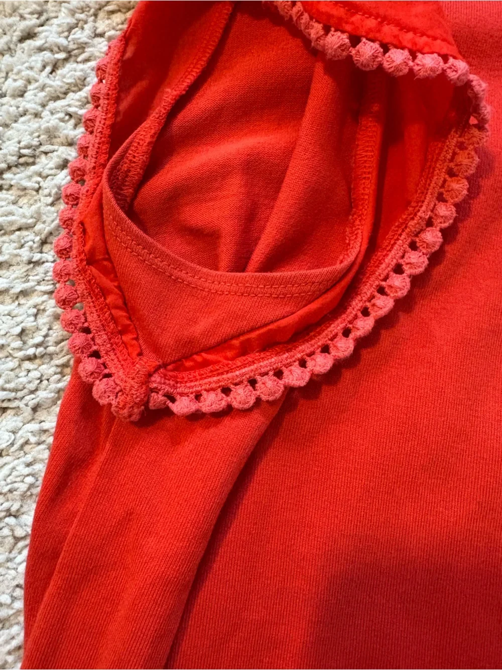 kate spade Red Flutter Sleeve Tee
